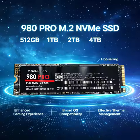 512GB 1TB 2TB 4TB M.2 NVMe NGFF SSD Internal Hard Drive High Speed for Gaming Desktop Laptop Compute