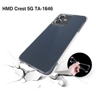 HMD Crest HMDCrest Case Air Cushion Shockproof Airbag Clear Silicone TPU Back Cover Soft Phone Case 