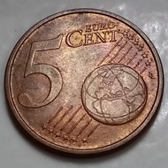 Koin Italia 5 Cent Euro th 2008