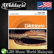 D'addario EZ900 85/15 Bronze Acoustic Guitar String (10-50)