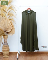 Alia Outer Warna Army - Outer Polos Cantik - Outer Gamis - Outer Pakaian Muslimah