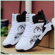 Fashion Basketball Shoes for Men Wear-resistant Anti-skid Shoes High-top Casual Sports Shoes Q-3