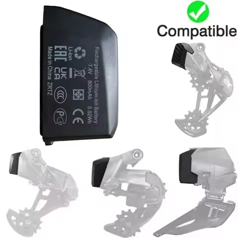 HSABAT 800mAh Battery for SRAM force XX1 X01 GX eagle AXS rival red black axs etap RockShox Reverb f