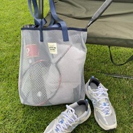 淺灰色網眼袋 / 購物袋 / 健身袋 / 雜貨袋 / 沙灘袋 / M尺寸