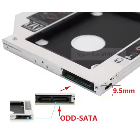 2nd Secondary HD Hard Drive Optical Bay Caddy Frame for Dell Inspiron 14z-1518 N411Z 15R-5521 3421 3