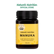 Natures Nutrition MGO 100+ Raw Manuka Honey 500g