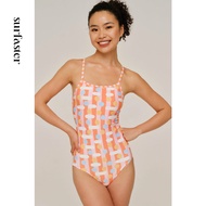 ชุดว่ายน้ำ Speedo Leica RS09 Pink Grid Flag No Chest Pad Racing Swimsuit ชุดว่ายน้ำแข่งขันสำหรับผู้ห