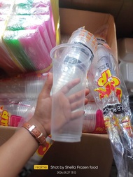cup slim gelas es teh jumbo 18oz dan 22oz isi 25cup