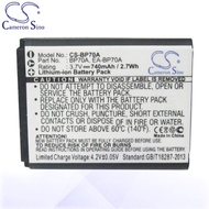 CS Battery For Samsung EC-SL50ZZBPBUS / EC-ST65ZZBPUUS Battery 740mah CA-BP70A
