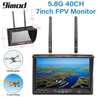 9IMOD LCD5802D FPV Monitor with DVR 5.8G 40CH 7 Inch LCD Screen Monitor 800x480