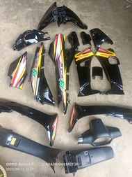 Full set cover body motor Supra x lama supra fit cakram Full set bodi kasar halus bonus striping