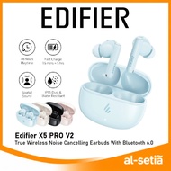 Edifier X5 Pro V2 Earbuds  48dB Active Noise Cancelling / 48H Long Battery / Spatial Audio & Bass Bo