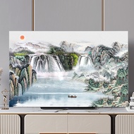 New Style tapestry TV Dust Cover Elastic Hanging TV Cover Cloth remote control Computer cover 22 24 