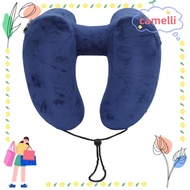 CAMELLI Inflatable Travel Pillow, Washable Detachable H-Shaped Travel Pillow, Durable Quick Fill Com