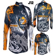 J12 Fishing Shirt micro Polyester Fabric