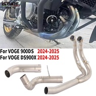 Slip On For VOGE 900DS 900 DS DS900X DS900 X 2024 2025 Motorcycle Exhaust System Escape Titanium All