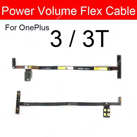 Power Volume Side Button Flex Cable For OnePlus 1+ 3 3T A3000 A3003 On Off Power Volume Flex Ribbon 