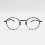 The Emperor's Use [Lemon Glasses] 999.9m-49 0808 Made In Japan Top Titanium Optical Glasses