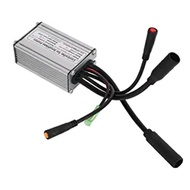 Top E-Bike Controller 36V / 48V 9 Tubes 15A Waterproof Connector Controller for 36V / 48V 250W Brush
