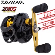 Malaysia Baitcasting Fishing Reel 12+1 BB 7.2: 1 High Gear Ratio with Electroplating Multicolor CNC 