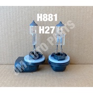 H881 881 H27 12V 27w Halogen Bulb 1 Pair(Left & Right)