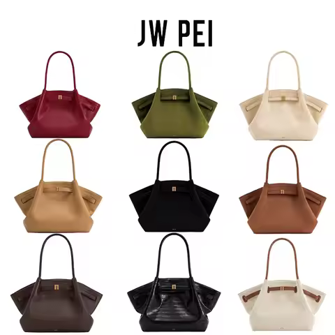 JW Pei2026 Dumpling Bag Suede Shoulder Crossbody Underarm Bag Niche Design Fashion Handbag Tote Bag