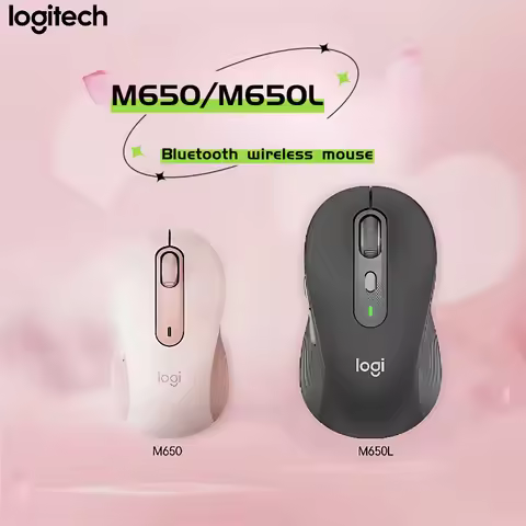 Logitech M650/650L Wireless Silent Mouse Bluetooth Dual Mode Quiet Size Comfortable Office