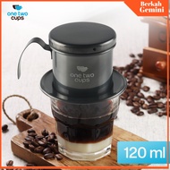 One Two Cups Vietnam Drip Coffee Filter 120ml Screw Coffee Filter - PF-304 - 7RHT1DBK