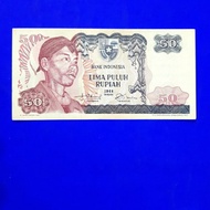 uang lama indonesia 50 rupiah 1968 jendral sudirman. unc-au