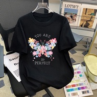 [Taiwan Shipment] XH 100% Cotton Short Sleeve t-Shirt Female Summer Korean Version Student Loose Pri