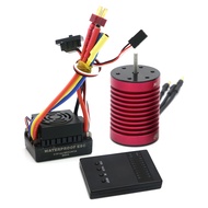 Waterproof F540 3000KV 3300KV 3930KV 4370KV 2-3S 800W Brushless Motor 60A 2-3S ESC For 1/10 RC Car T
