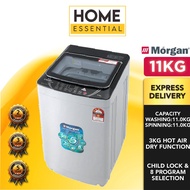 Morgan Fully Auto Washing Machine (11kg) MWM-11 SAPPHIRE/Sharp Washing Machine Fuzzy Control Washer 
