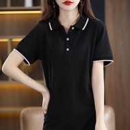 YUEXINYIRONG | ชุดเดรส Polo คอปก แขนสั้น