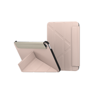 SwitchEasy魚骨牌 Origami iPad mini 6 8.3吋多角度支架折疊保護套(皮革內襯)/ 粉沙色
