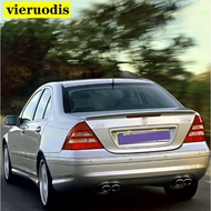 For Benz W203 Spoiler 2001-2006 C-class C180 C200 C63 Spoiler PU Car Rear Wing Spoiler Primer and pa