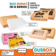 Donut Box of 6 Donut Box/ of 6 Donut Packaging/ Donut Box/ Donut Box/