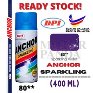 ANCHOR SPARKLING SERIES CAN SPRAY PAINT CAT SPRAY TIN 80 80** SPAKLING VIOLET PURPLE UNGU 100% ORIGI