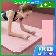 OMT | แผนโยคะกนลน 1+1 NBR หนา 10 มม. พรอมสายรด