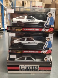 JADA HOLLYWOOD RIDES INITIAL-D 1986 TOYOTA TRUENO AE86 WHITE 1:32 DIECAST MODEL