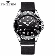 XZ111 Jam Tangan Pria Mekanik Automatic Fngeen Submariner Black