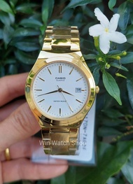 นาฬิกา Casio รุ่น MTP-1170N-7A  นาฬิกาผู้ชาย สายสแตนเลส สีทอง หน้าปัดสีขาว (สินค้าขายดี) ของแท้ 100% รับประกันสินค้า 1 ปีเต็ม