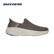Skechers Men Slip-ins Sport D'Lux Walker 2.0 Reeler Casual Shoes - 232463-BRN Air-Cooled Memory Foam