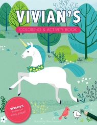 Vivian's Coloring & Activity Book: A Personalized Coloring Book With Vivian's Name On Every Page (Pe