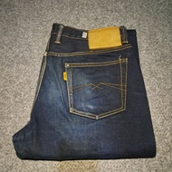 Denim Sage Ranger Terra II Indigo x Brown 19oz Unsanforized Size 36