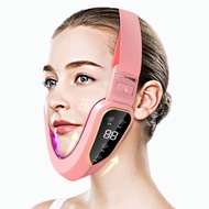 {HISDFHGBDFR} YOUYUEPINK LED Photon Therapy Face Lift Massager V Shaped Facial Slimming Vibrating Be