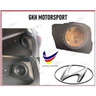 HYUNDAI ATOS ELANTRA VELOSTER COUPE REAR TRUNK BONNET FIBER SUBWOOFER WOOFER BOX CUSTOM LEFT RIGHT OEM 10" 12" INCH INCI