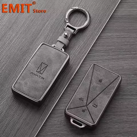 for AVATR 11 12 Avita ESV Car Key Case Remote Protection Cover Bag Shell Keychain Housing Ring Holde