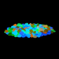 50/100Pcs/set Luminous Garden Landscaping Ornament Fish Tank Aquarium Decoration Artificial Noctilucent Stone Light-emitting Pebble