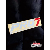 Pro 7 1 automotive lighting Cutting Sticker Size 30 x 7.5 CM & 20 x 5 CM Cutting Sticker (1W)