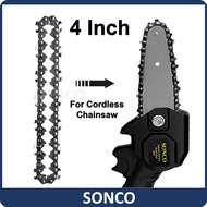 4" 1/4 CHAINSAW CHAIN ONLY FOR SONCO 3611 MINI CHAINSAW Cordless Chainsaw ACCESSORIES REPLACEMENT Portable Chain Saw